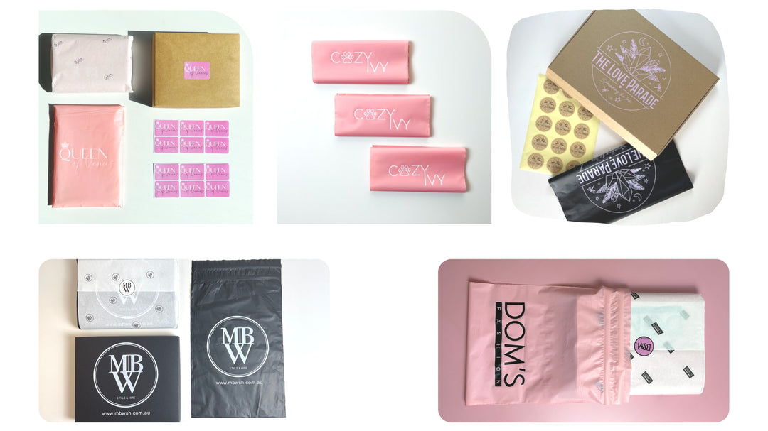 custom mailers satchels personalised poly mailers eco-friendly packaging sustainable pack