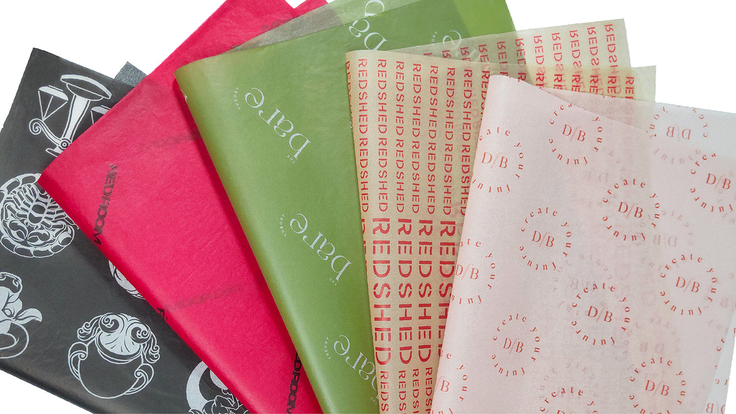 Colored Custom Tissue Paper – Supr Pack