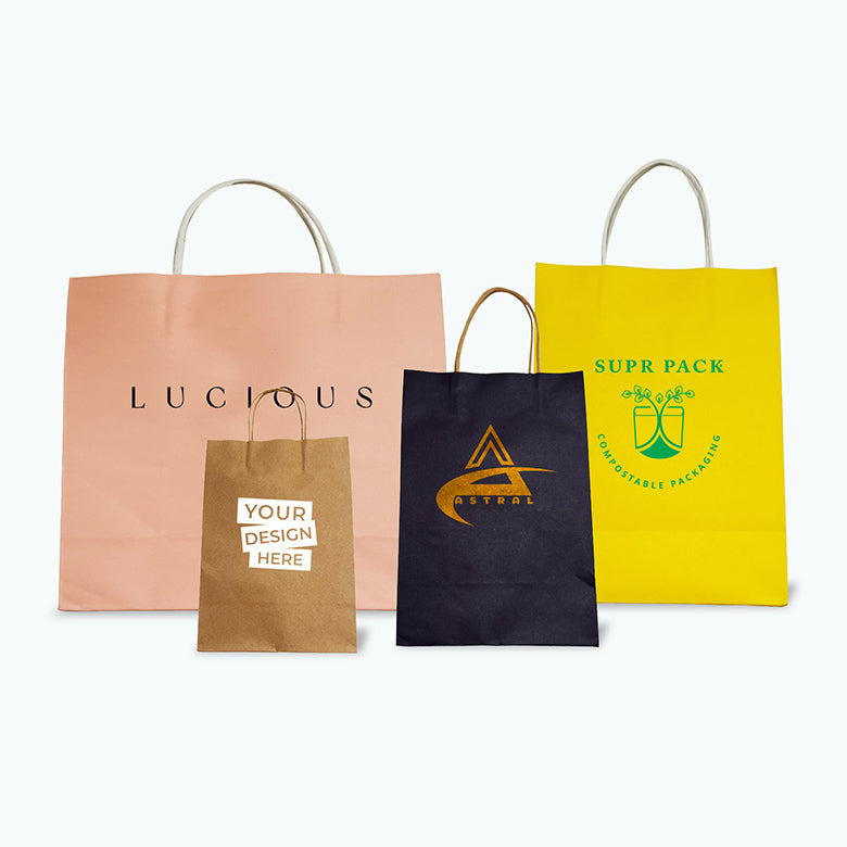 Recyclable Custom Shopping Bags With Low Minimums