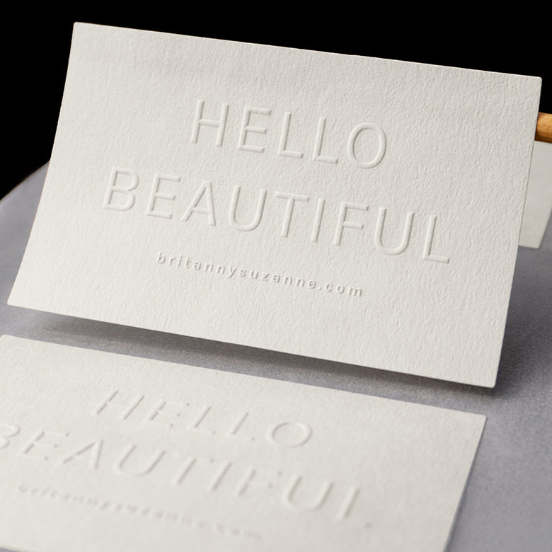 Blind Custom Embossed Stickers. Eco-Friendly & Fast turnaround.