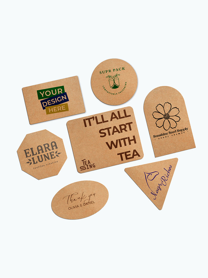 ECO-Friendly CUSTOM STICKERS WITH LOW MINIMUMS