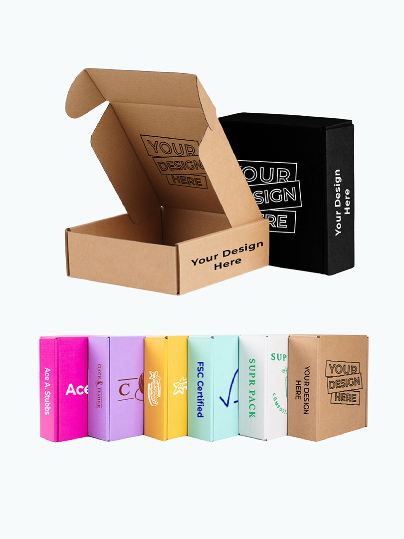Mailer Boxes in 2 Colors