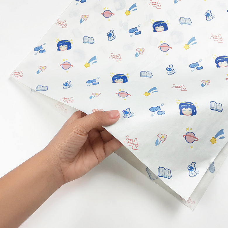 Custom Tissue with CMYK Printing