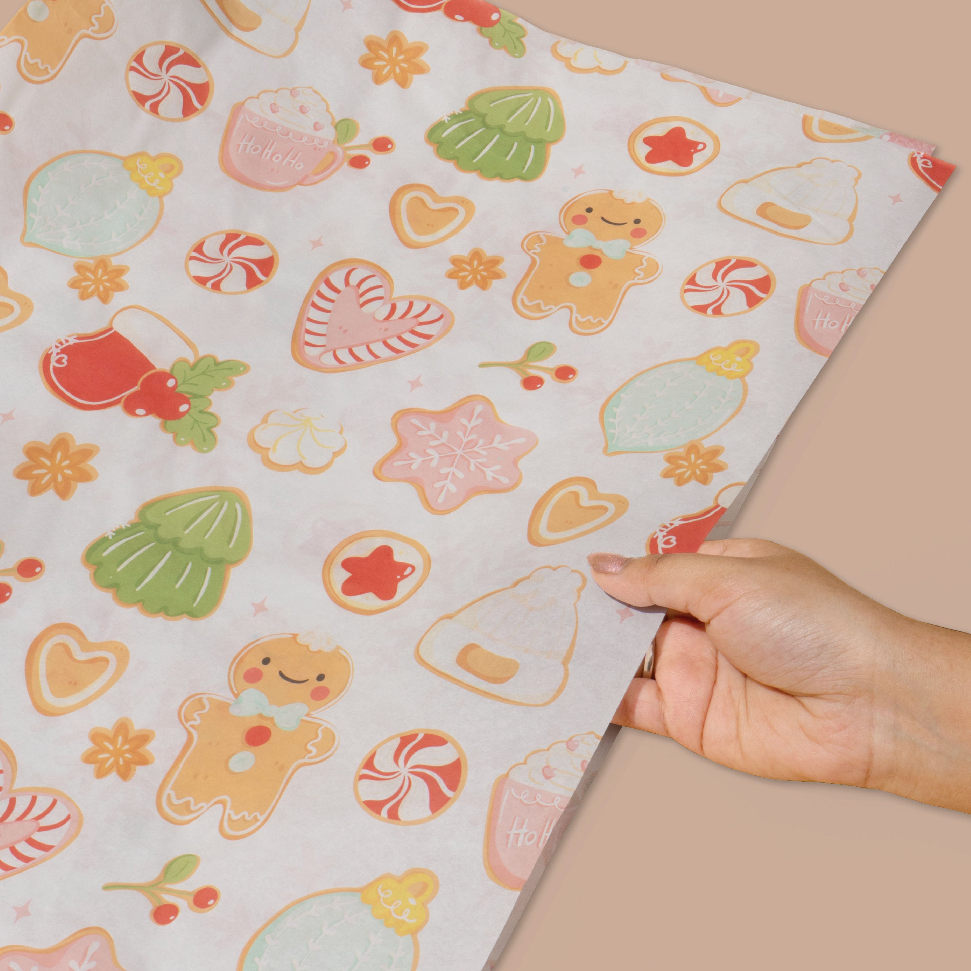 Multicolored printed custom tissue paper. Recyclable and Acid-free ...
