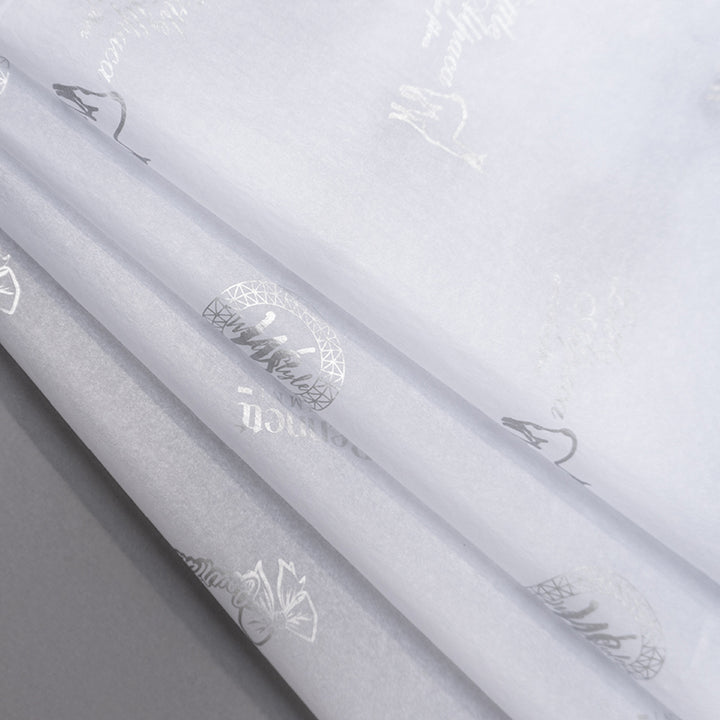 Custom Tissue Paper with Foil Printing. Luxe & Gift Packaging.
