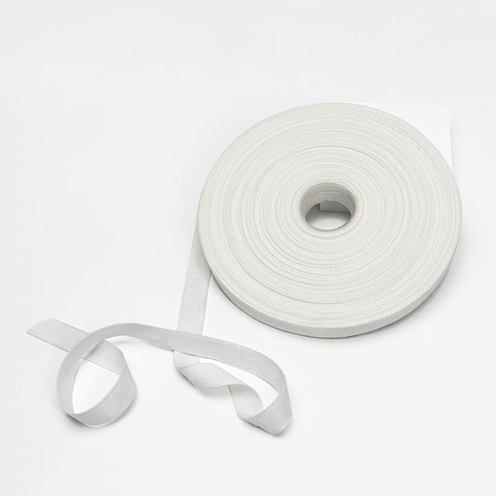 WHITE COMPOSTABLE RIBBON FOR ECO-FRIENDLY PACKAGING, DIY & MORE