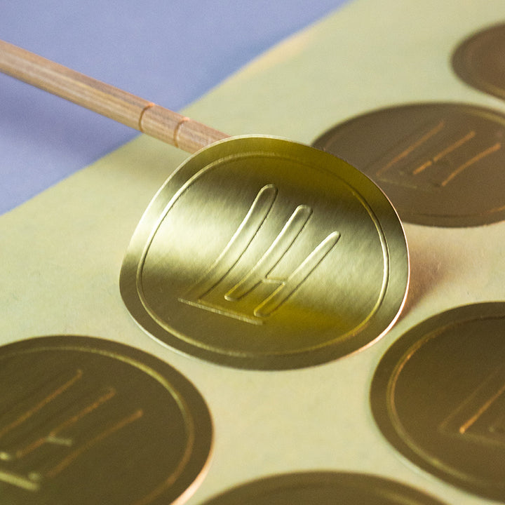 Blind Custom Embossed Stickers. Eco-Friendly & Fast turnaround.