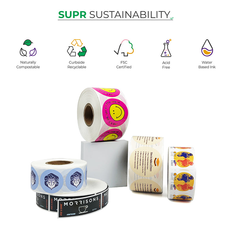 Custom Printed Stickers & Label Roll With Low Minimums.