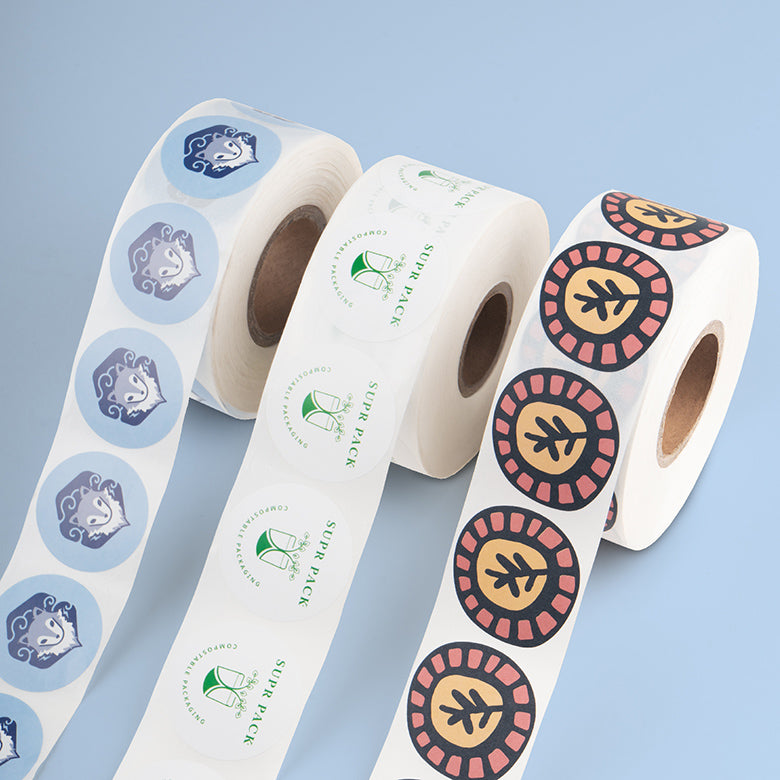 Custom Sticker Rolls. Multi-Color Print, Eco-friendly & Free Delivery ...
