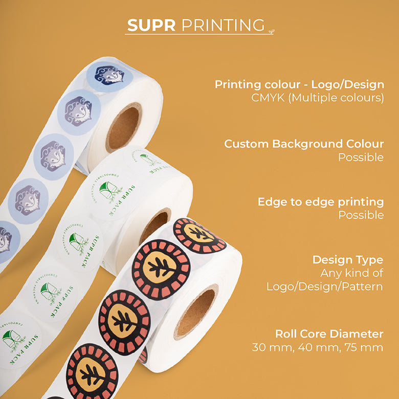 Custom Printed Stickers & Label Roll With Low Minimums.