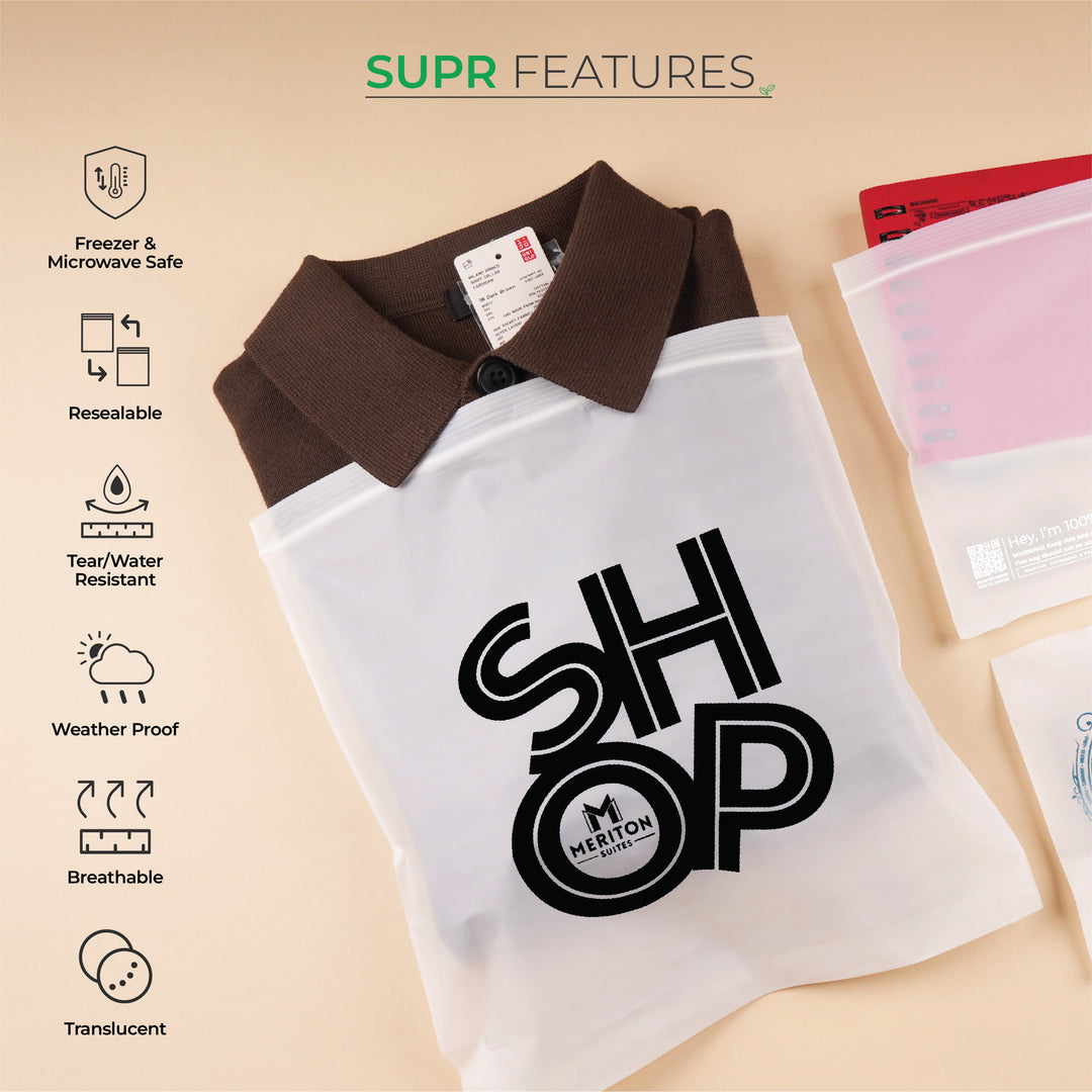 Custom Compostable Zip Lock Bags With Low Minimums