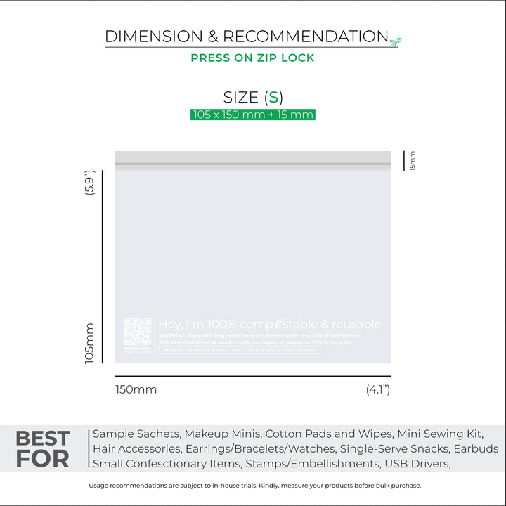 Custom Compostable Zip Lock Bags With Low Minimums