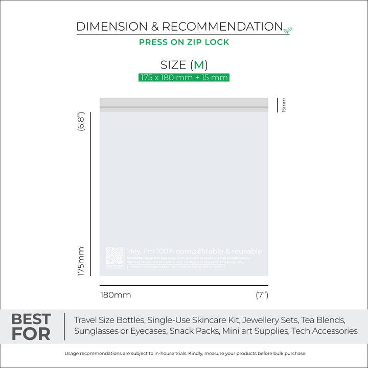 Custom Compostable Zip Lock Bags With Low Minimums