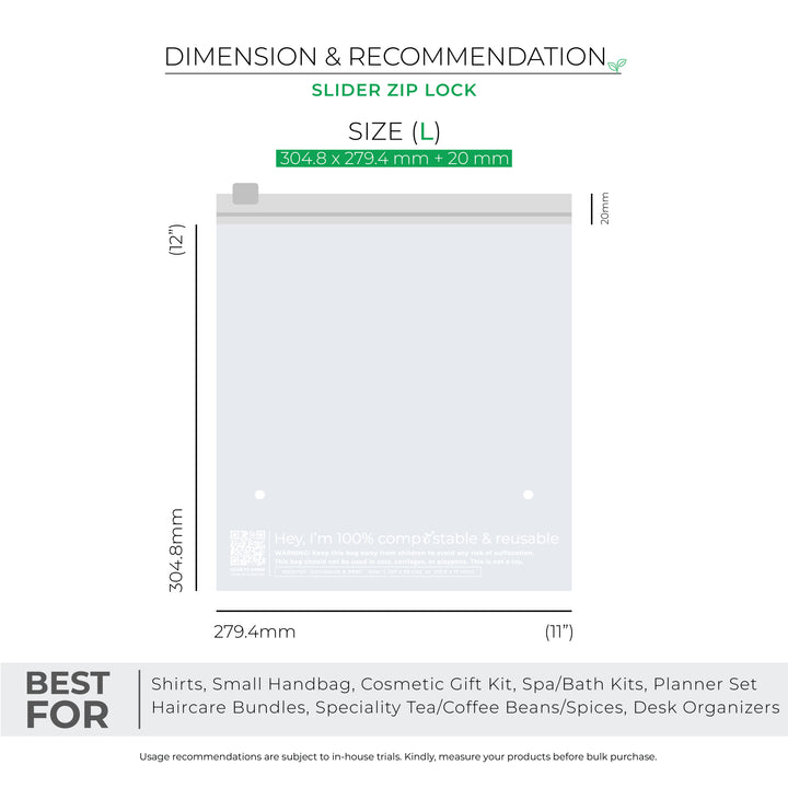 Custom Compostable Zip Lock Bags With Low Minimums