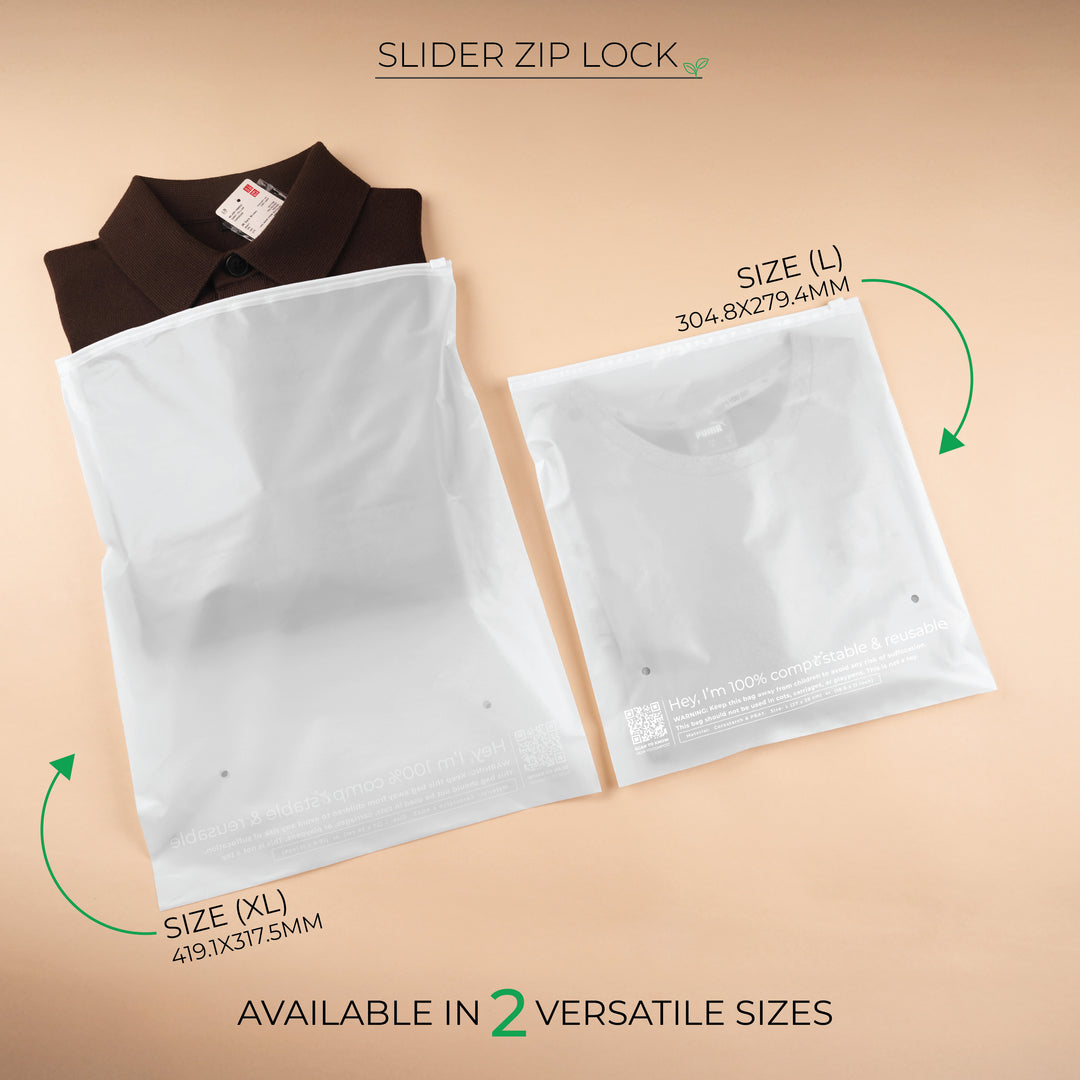 Custom Compostable Zip Lock Bags With Low Minimums