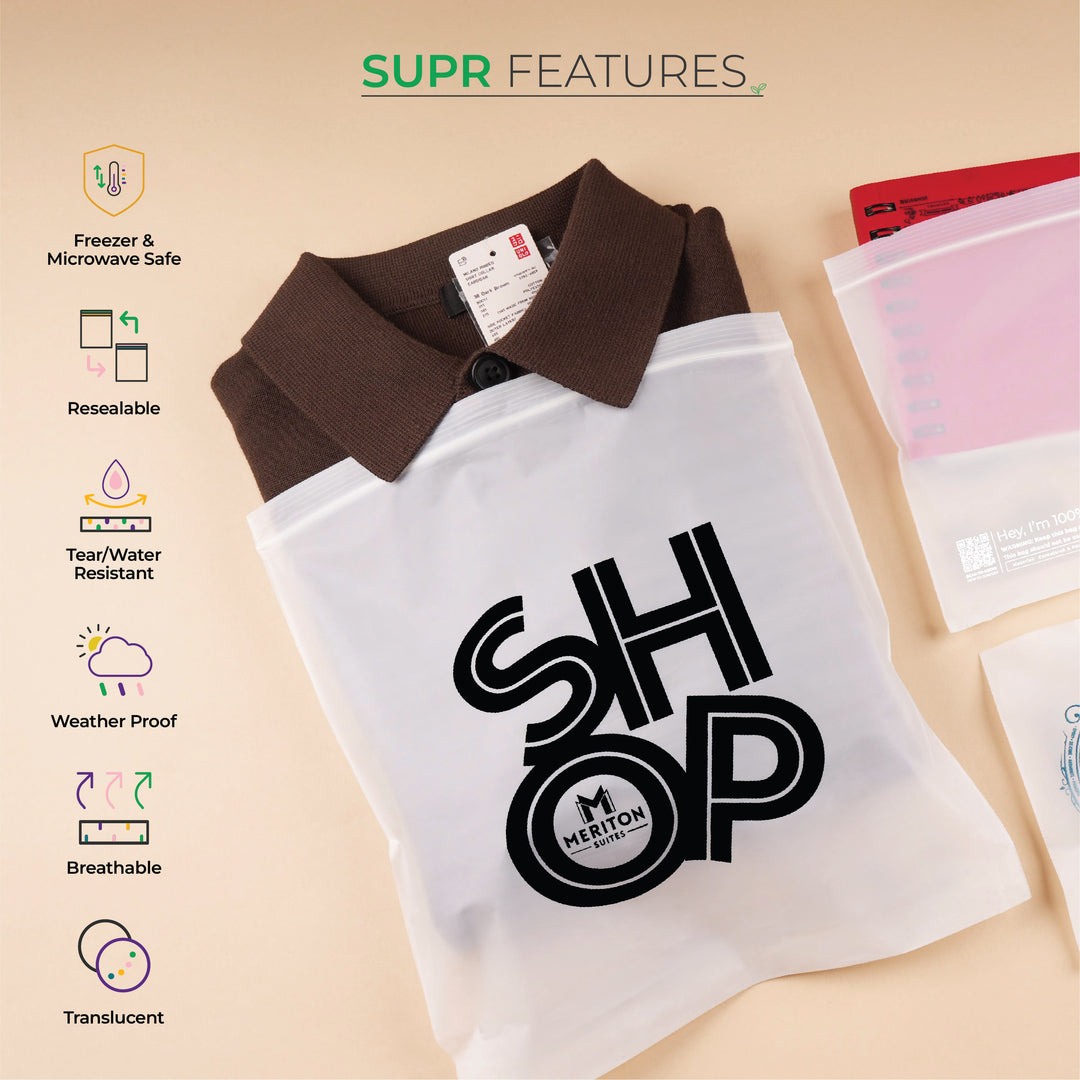 Custom Compostable Zip Lock Bags With Low Minimums