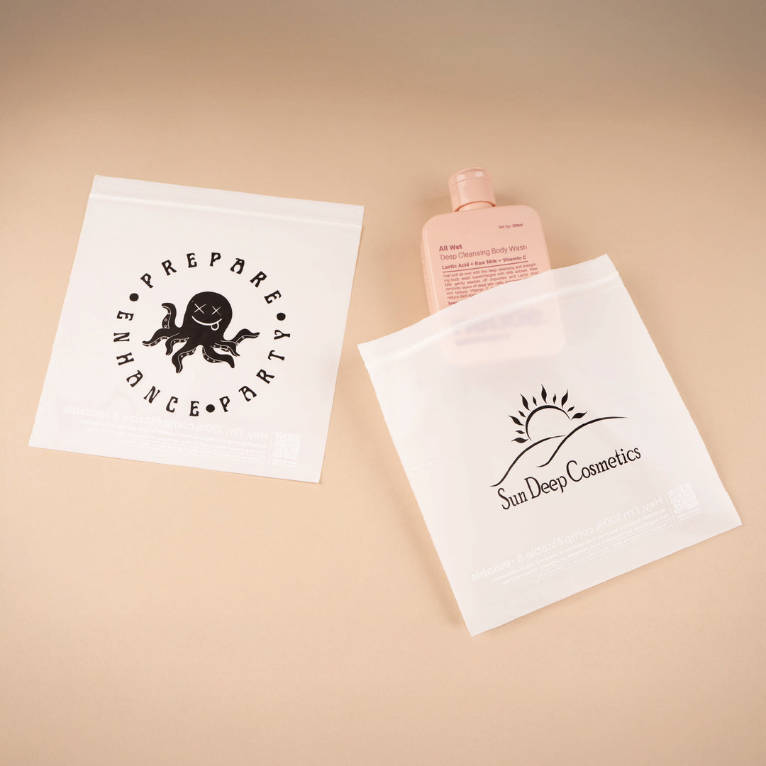 Custom Compostable Zip Lock Bags With Low Minimums
