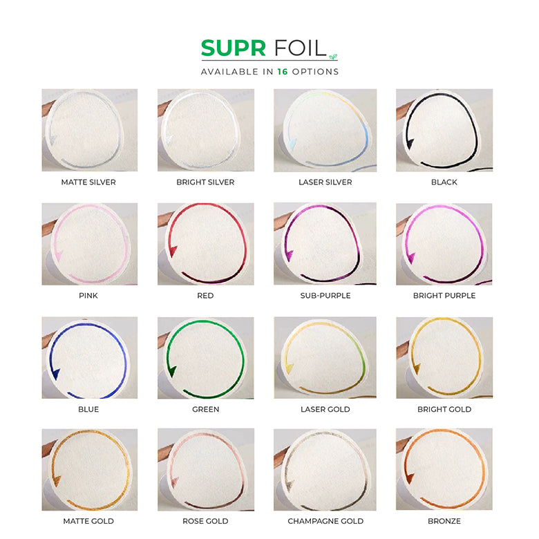 Custom Product Labels, Luxe Textured Paper - Print, Emboss & Foil