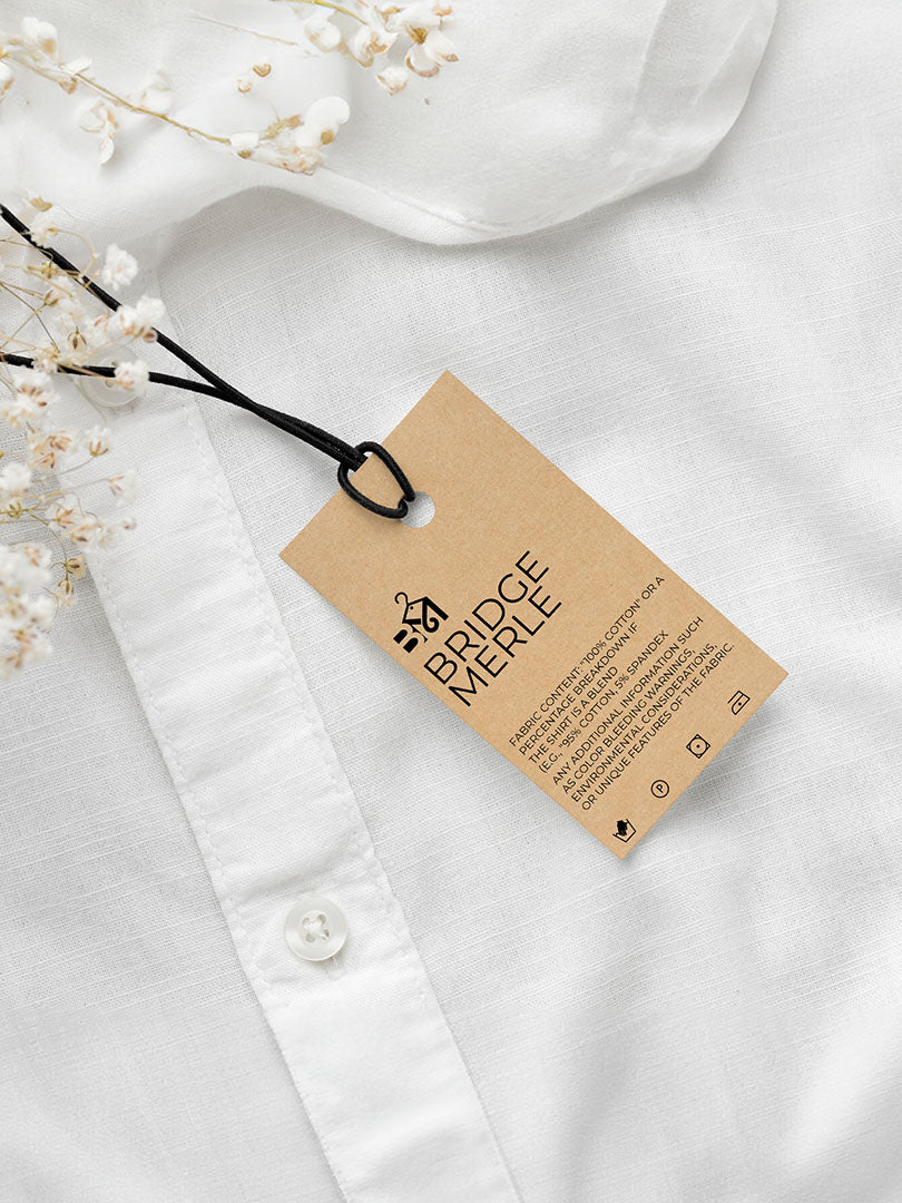 CUSTOM HANG/SWING TAGS (KRAFT PAPER) With LOW MINIMUMS