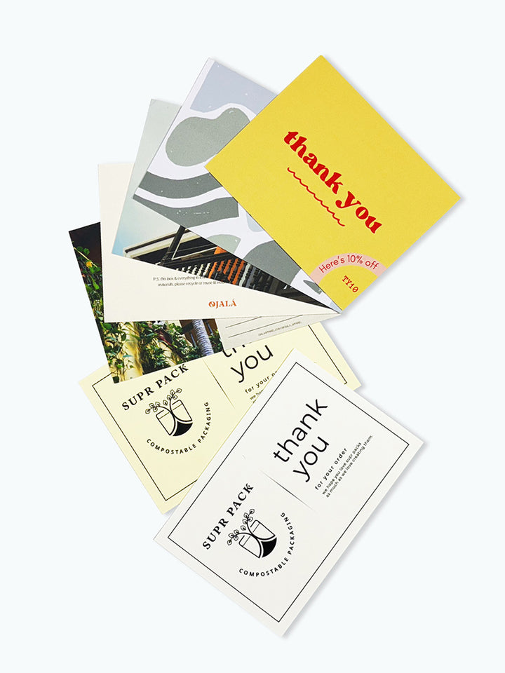 Custom Cards - Eco-Friendly Premium Textured Paper