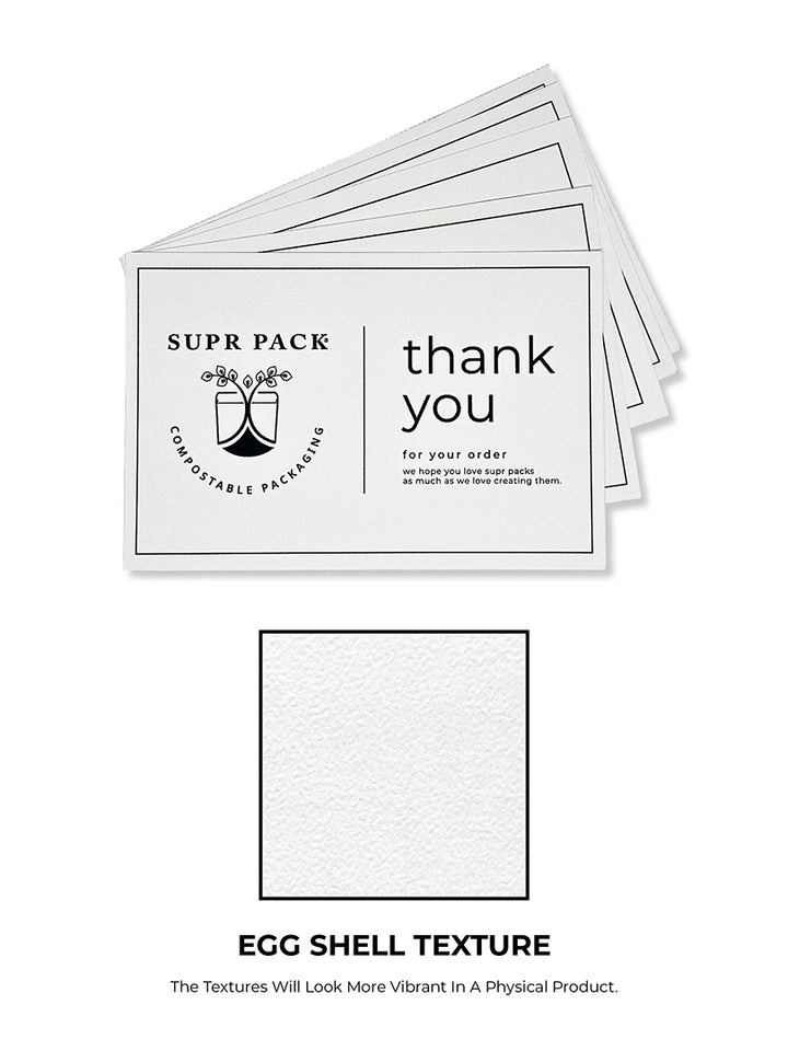 Custom Cards - Eco-Friendly Premium Textured Paper