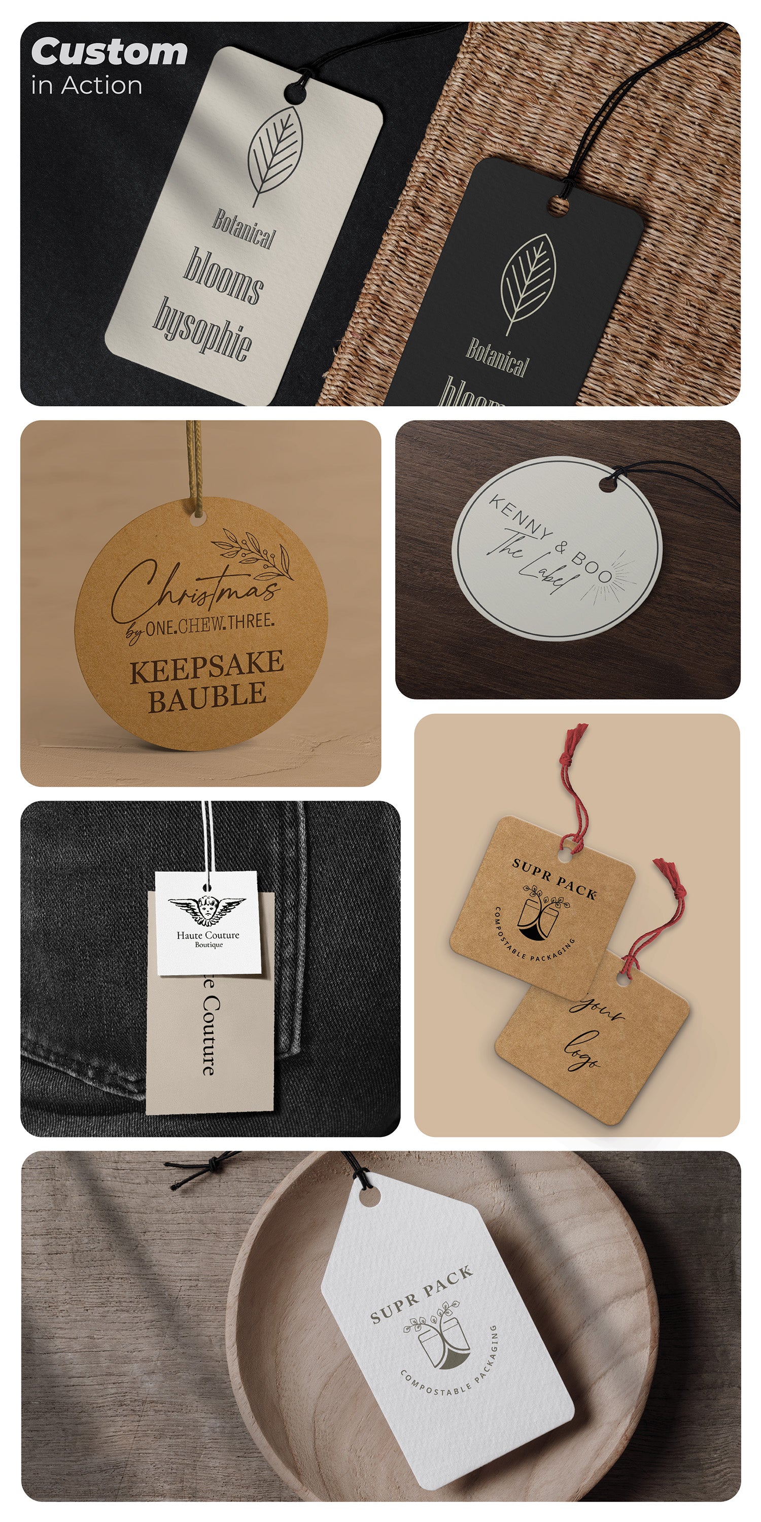 Tags | Swing Tag | Earring Tag | Tags in Australia | Eco-Friendly Packaging | Sustainable Product