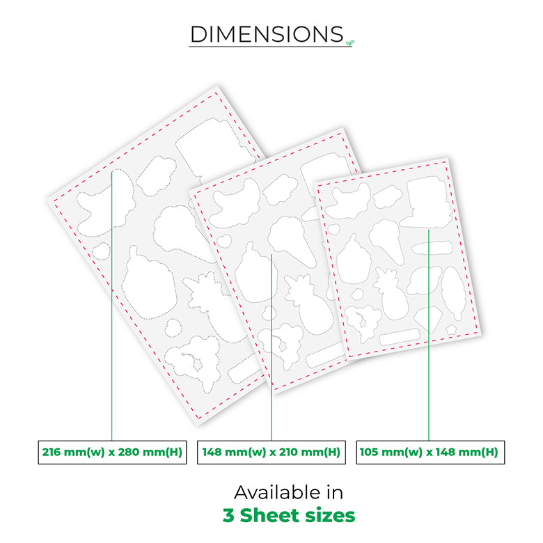 Multi-design Eco-friendly Sticker | Multi-design sticker sheets – Supr Pack