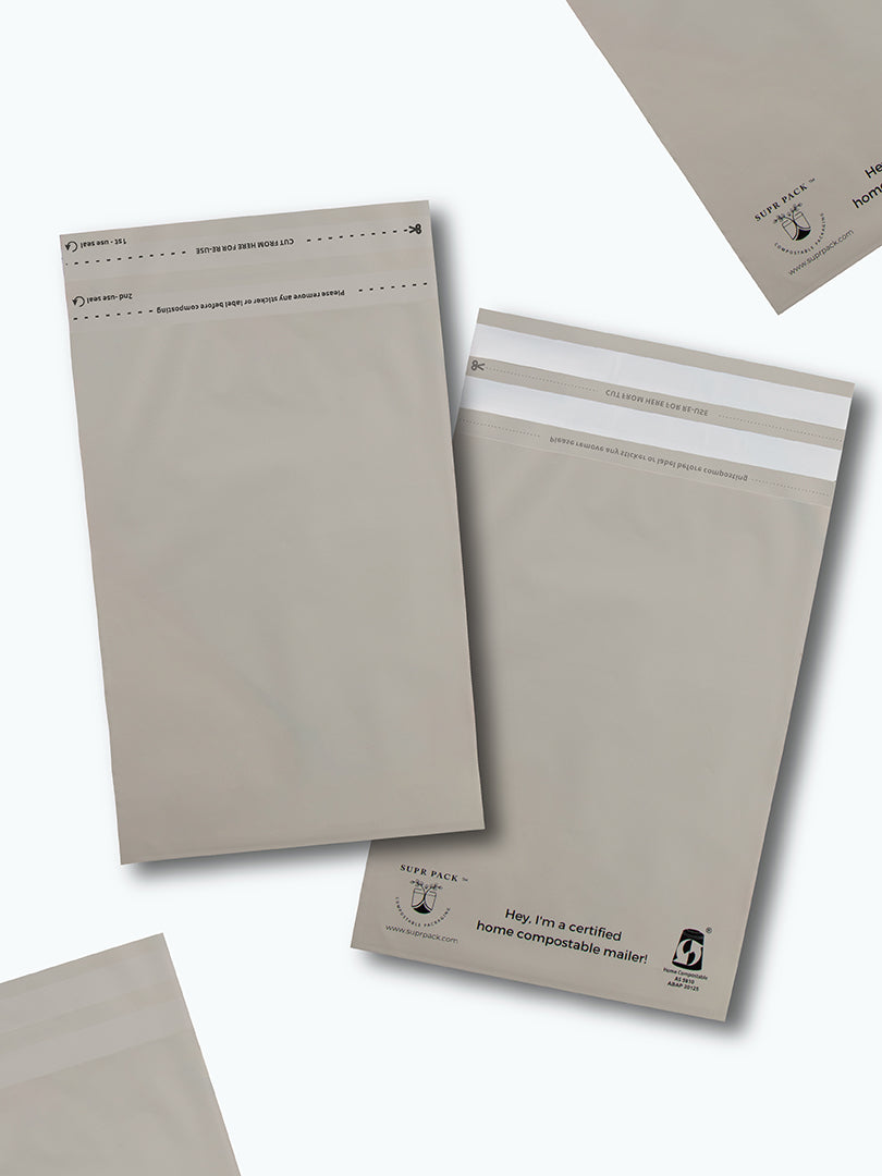 warm Grey Shipping Mailers