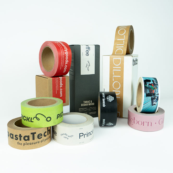 Custom Eco-Friendly Self-Adhesive Paper Packing Tape | Low MOQ