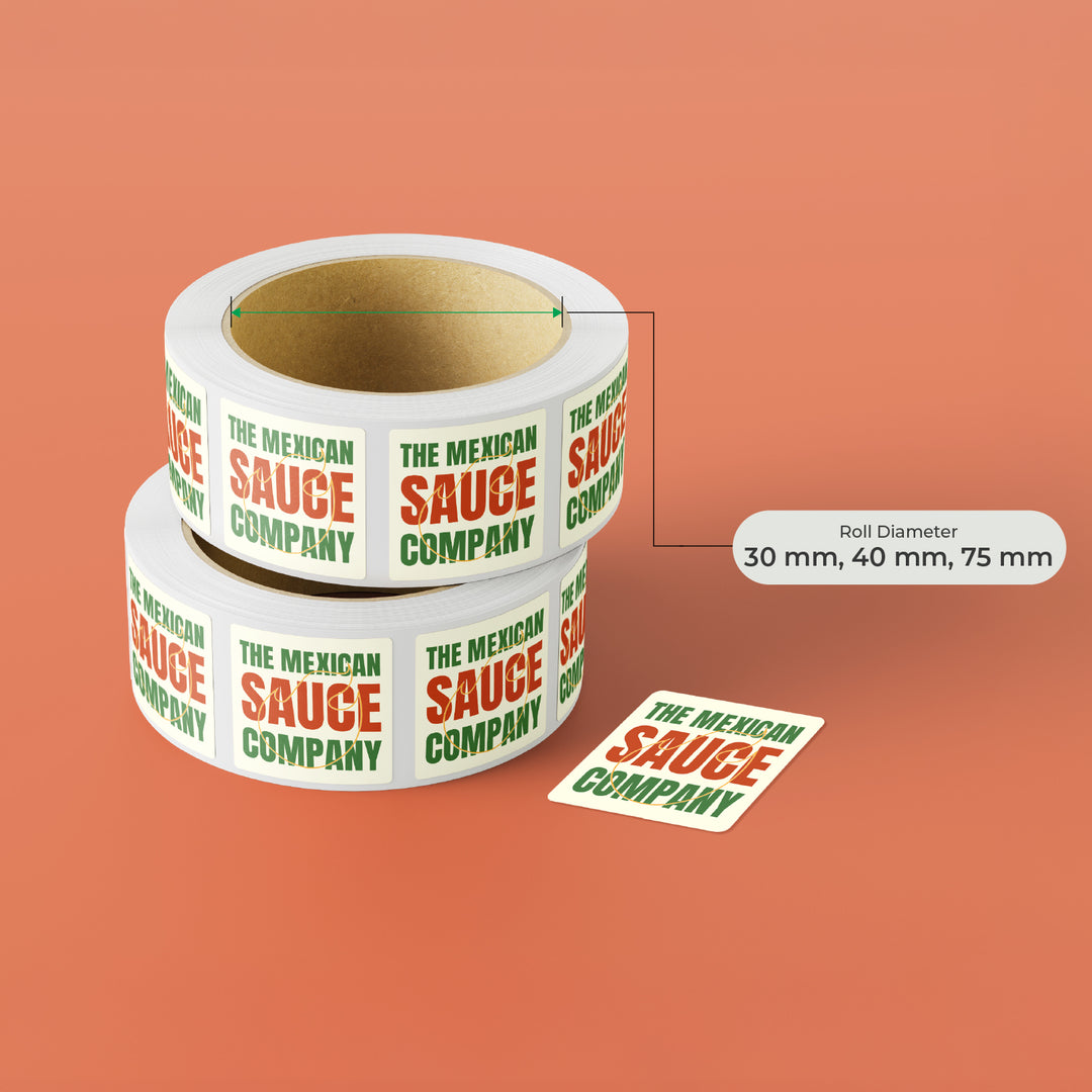 Eco-friendly Custom Sticker Roll with Pantone Printing