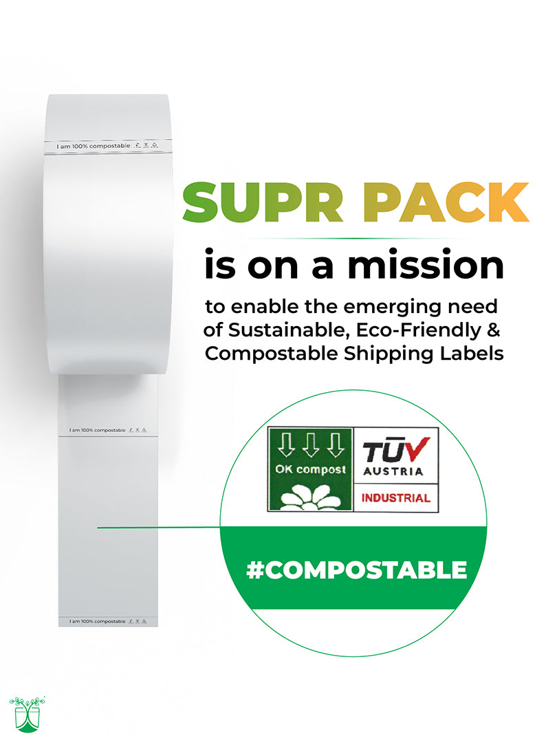 COMPOSTABLE SHIPPING LABELS For Sustainable Packaging