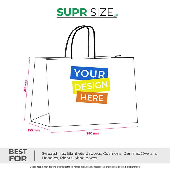 Custom Shopping Bags With Low Minimums & CMYK Printing.