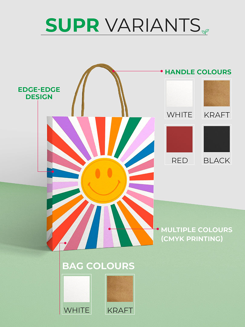 Custom Shopping Bags With Low Minimums & CMYK Printing.