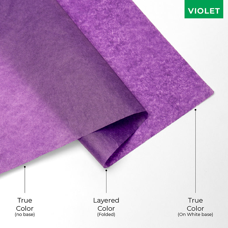 Colored Tissue Paper. Acid Free & Sustainable. Supr Pack AUS