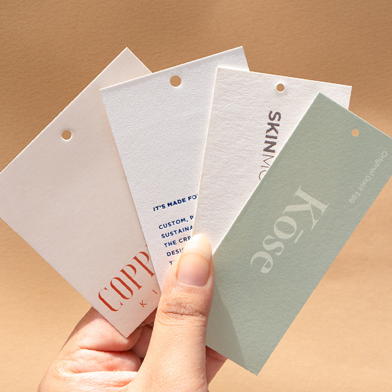 Custom Tags – Premium Textured Paper &amp; Eco-friendly Suprpack