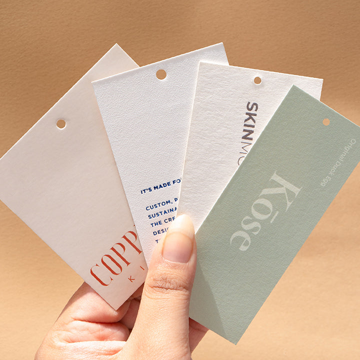 Custom Tags – Premium Textured Paper &amp; Eco-friendly Suprpack