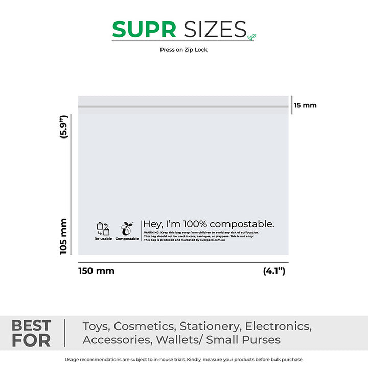 Custom Compostable Zip Lock Bags With Low Minimums