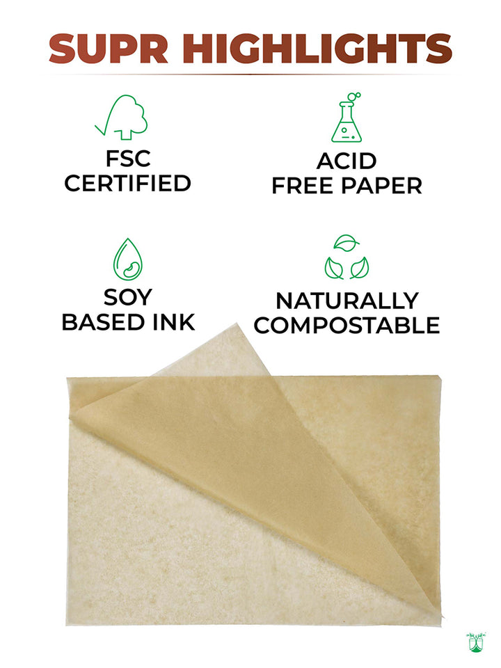 Compostable Brown Tissue Paper