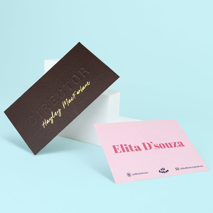 Custom Embossed Business Cards Suprpack