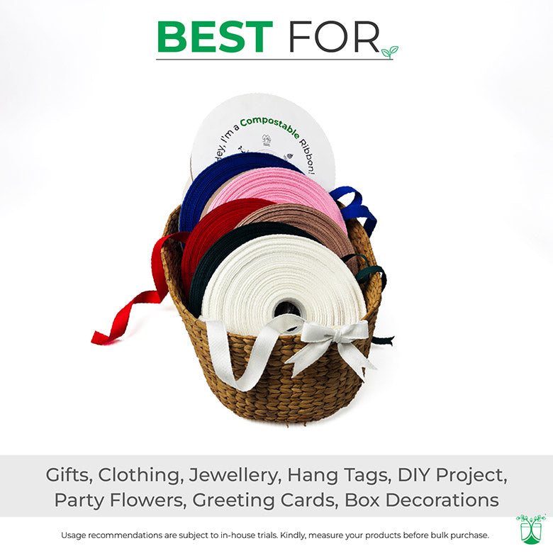Compostable Ribbon Pink Compostable Ribbon | Supr Pack