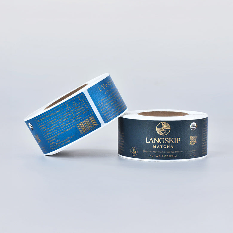 Allen Label Texture Custom Product Label Rolls, Eco-Luxe Textured Paper, Fast Turnaround ...