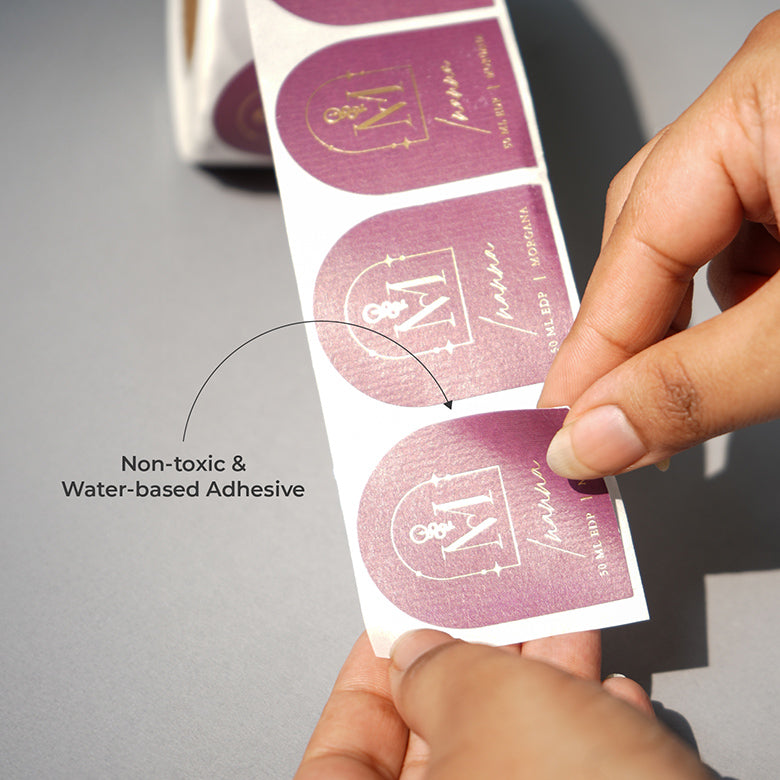 Allen Label Texture Custom Product Label Rolls, Eco-Luxe Textured Paper, Fast Turnaround ...