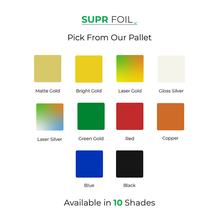 Custom Product Label Rolls, Luxe Textured Paper - Print &amp; 3D Foil Supr Pack