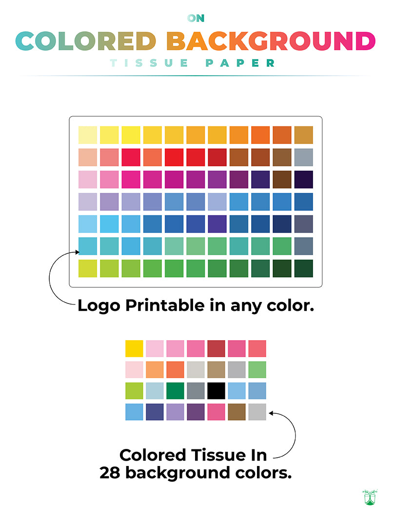 Colored Custom Tissue Paper