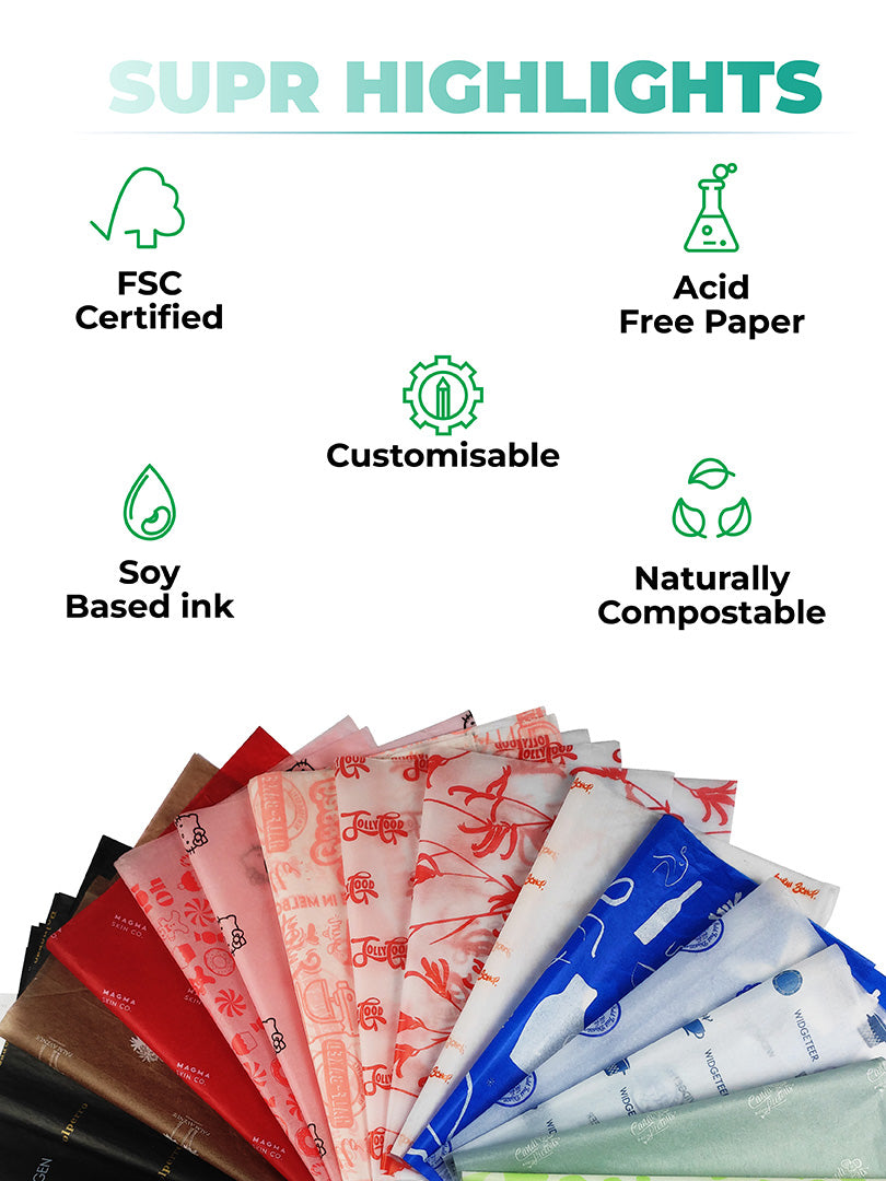 Eco Friendly Colored Tissue Paper