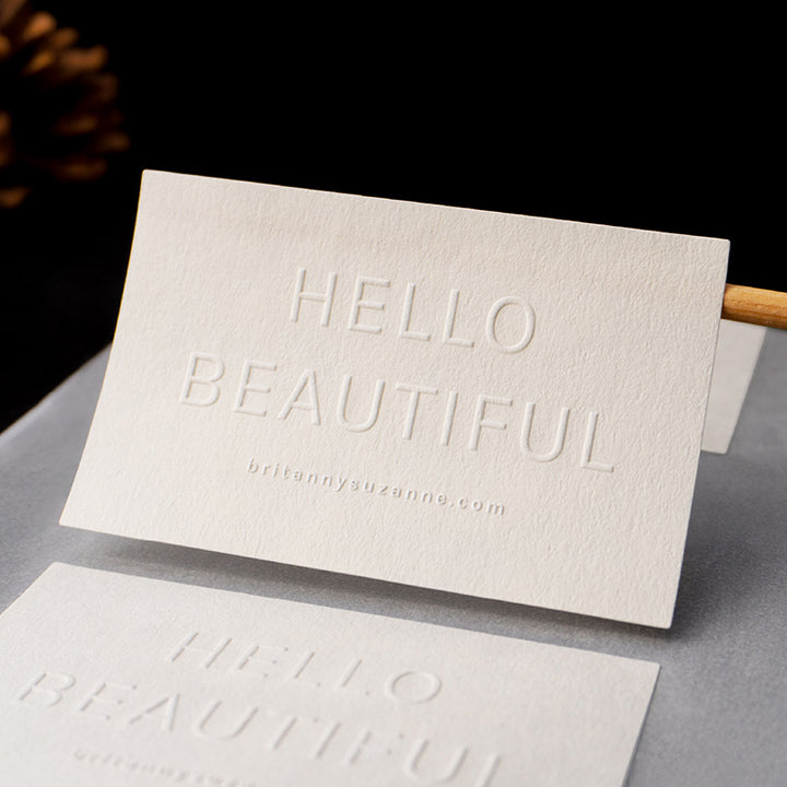 Blind Custom Embossed Stickers. Eco-Friendly & Fast turnaround.