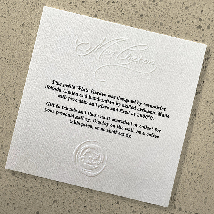 Luxe Custom Cards. Emboss, Letterpress &amp; 3D foil