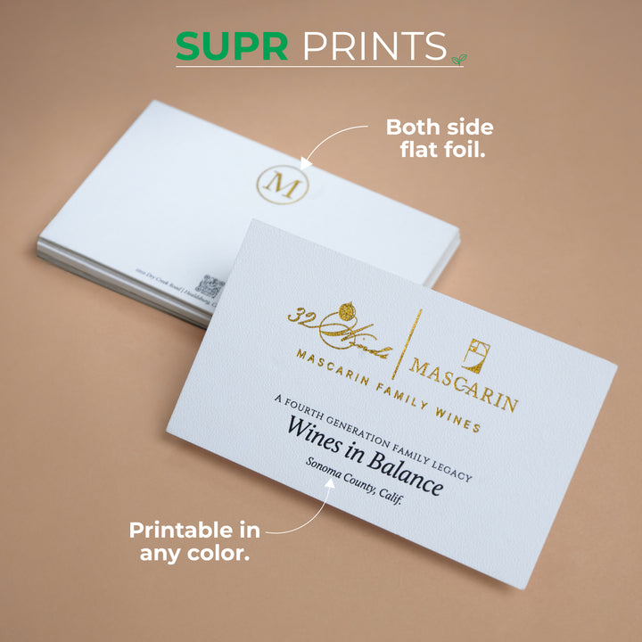 Custom Embossed Business Cards Suprpack