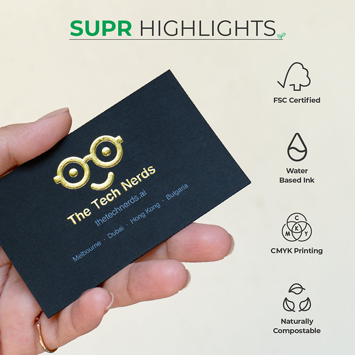 Custom Embossed Business Cards Suprpack