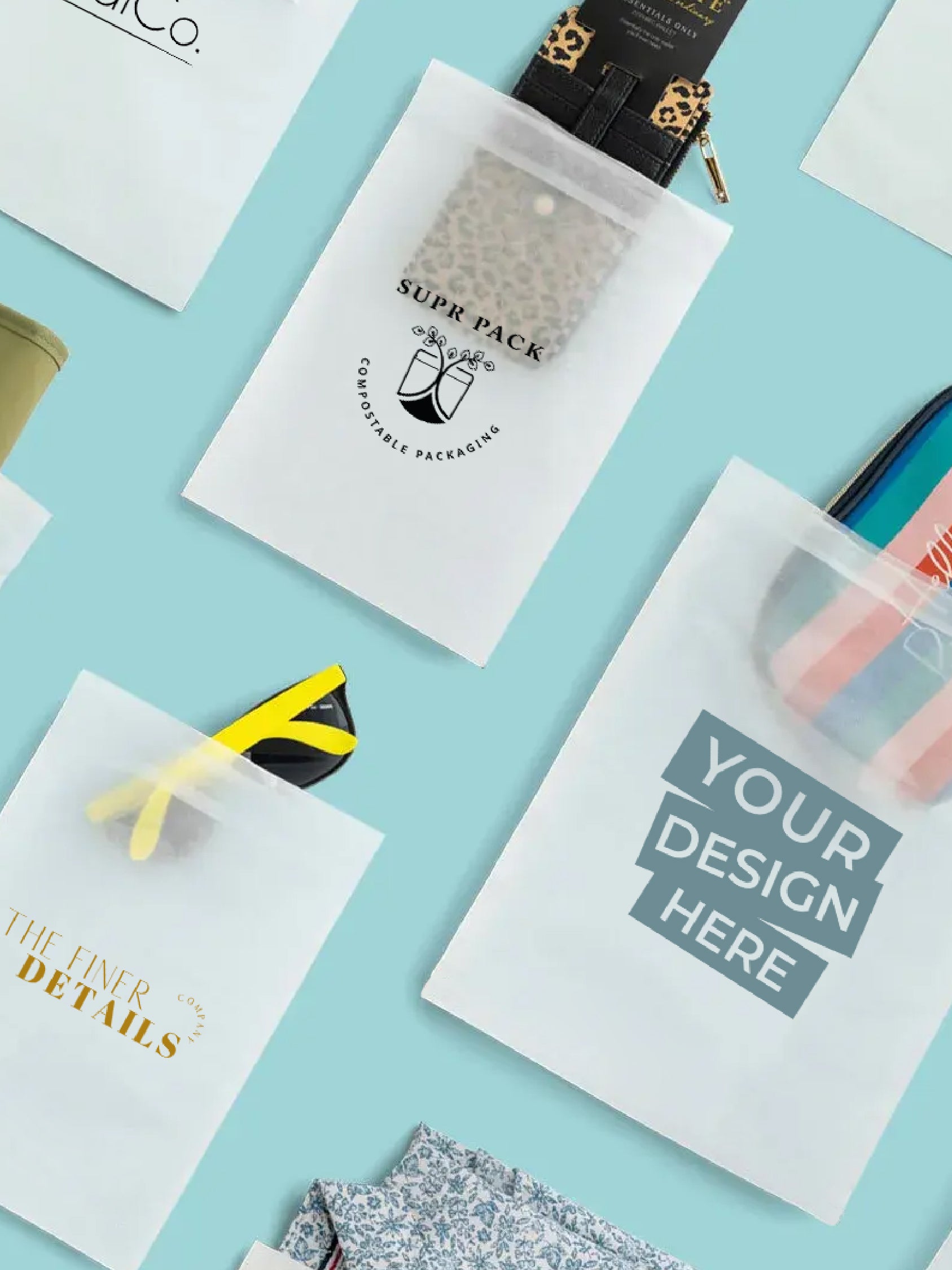 Eco Friendly Custom Glassine Bags Supr Pack